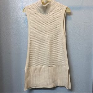 White House Black Market Cream Colored Sweater XS